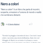 Istituto Comprensivo Dante Alighieri: Progetto "Nero a colori"